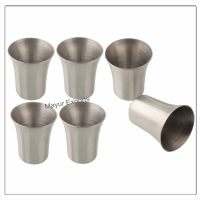 Set of 40 Small Holy Cups Stainless Steel Communion Fellowship Cups
