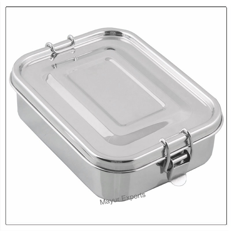 Stainless Steel Lunch box with Snacks Plate