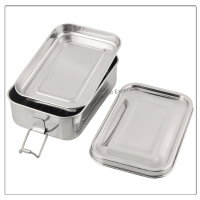 Stainless Steel Lunch box with Snacks Plate