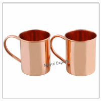 Copper Long Mug with Copper Handle