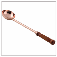 Stainless Steel Sauna Ladle with Copper Finish